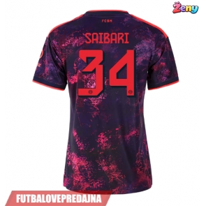 Lacne Ženy Futbalové dres Bayern Munich Ismael Saibari #34 2026-27 Krátky Rukáv - Tretina